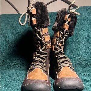 JBU Brown and Black Winter Boots